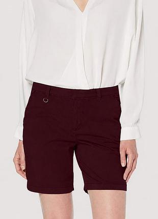 Шорты бермуды женские esprit из мягкого хлопка средняя посадка s