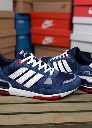 Adidas zx 750 великани сині з білим
