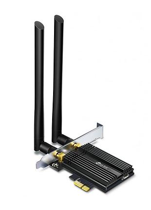 Мережевий адаптер tp-link archer tx50e pci express/2402 мбіт/с зовнішній чорний