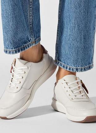 Р.40 clarks женские кожаные слипоны оригинал