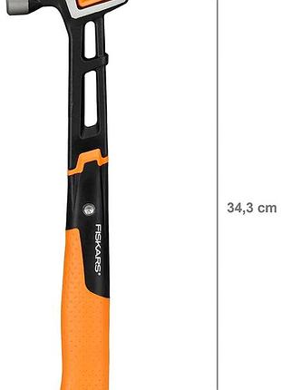 Универсальный молоток гвоздодер 16oz 13.5 дюймов сталь для дома fiskars сs-0069 8