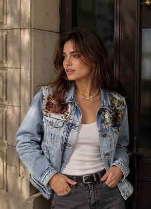 Джинсова куртка river island, м/l