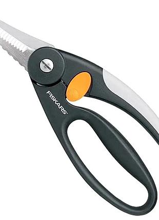 Ножницы для рыбы нержавеющая сталь для кухни черные fiskars cs-0066