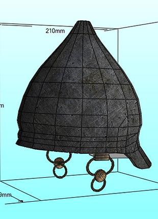 Шолом кельтський celtic helmet rome at war конструктор з картону паперкрафт papercraft ігровий персонаж пазл 3д фігура