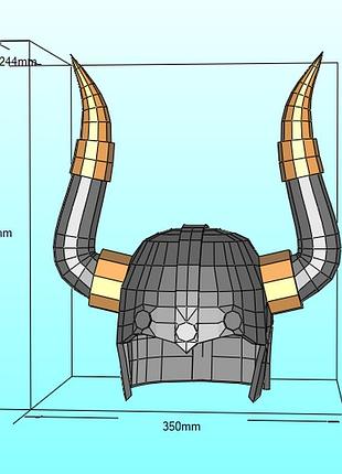 Шлем helmet вікінг лицар воїн солдат легіонер спарта маска mask конструктор з картону паперкрафт papercraftперсонаж пазл 3д фігура