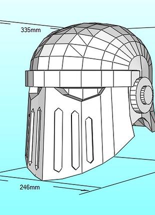 Шлем космодесанта iron helmet warhammer конструктор из картона papercraft паперкрафт игровой персонаж