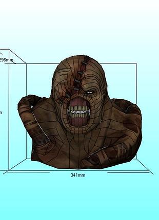 Шлем helmet немезида nemesis маска mask конструктор из картона papercraft паперкрафт игровой персонаж