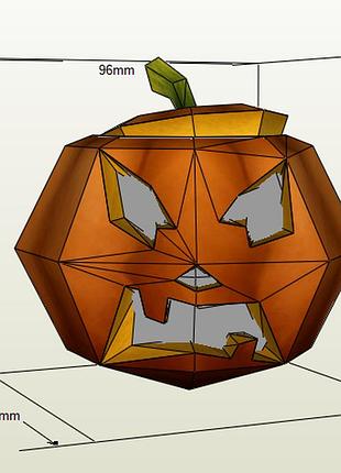 Paperkhan конструктор из картона 3d тыква хэллоуин растение паперкрафт набор для творчества игрушка оригами
