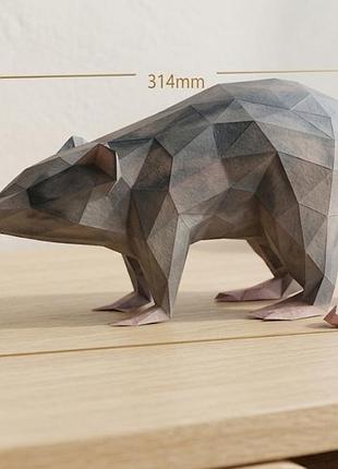 Paperkhan конструктор из картона 3d белка мышь крыса паперкрафт papercraft набор для творчества игрушка сувен