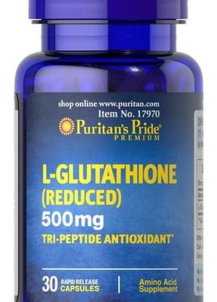 Puritan's pride l-glutathione 500 mg 30 капсул