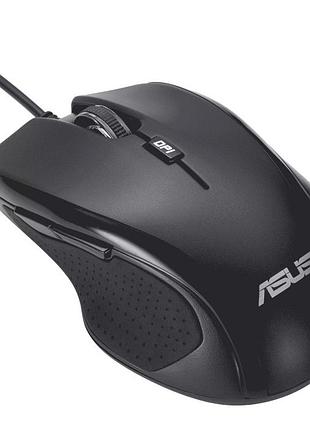 Проводная мышь компьютерная asus ux300 pro wired mouse 3200 dpi usb-a 1.5 м black (90xb04b0-bmu000)