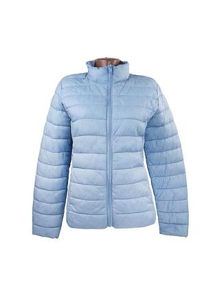 Б/в ультралегка куртка з комірцем xs блакитний primark