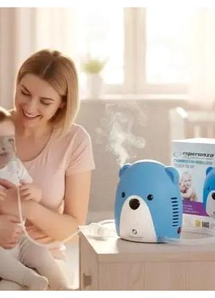 Компрессорный ингалятор 0.3 мл мин для детей и взрослых 10 мл esperanza сs-0263