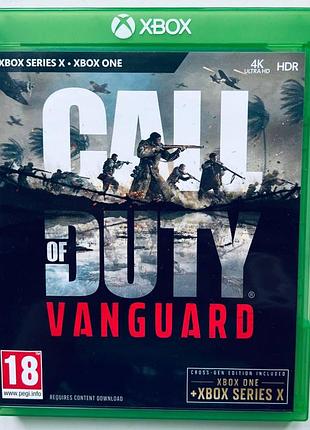 Call of duty vanguard, б/у, русская версия - диск для xbox series x / xbox one