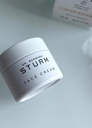 Увлажняющий крем с омолаживающими свойствами dr.barbara sturm face cream 3.5 ml