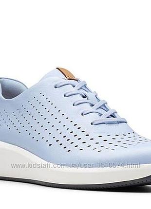 Р.41 clarks женские кожаные кроссовки оригинал