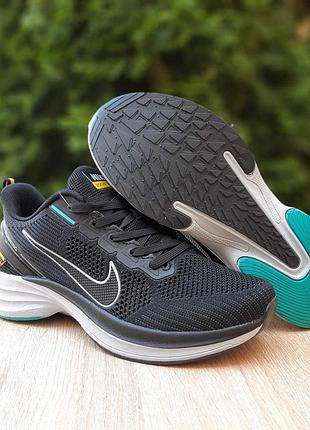 Nike zoom winflo чорні з зеленим