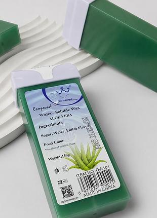 Воск для депиляции в картридже water-soluble wax алоэ 150 г