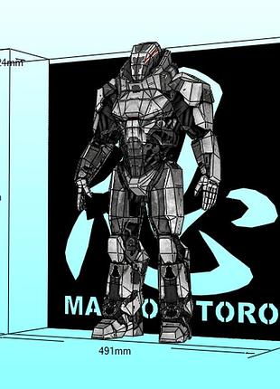 Em-208 heavy character hero 3d фигура арт. 500.20.102 em-208 тяжелый персонаж герой паперкрафт disney дисней