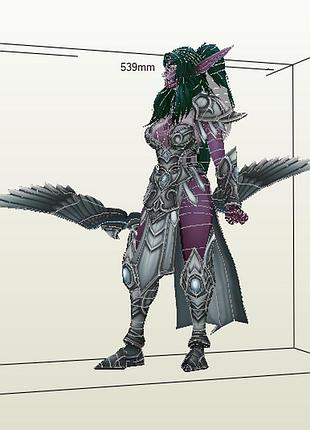 Paperkhan конструктор из картона tyande warcraft papercraft 3d фигура развивающий набор подарок статуя