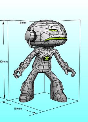 Paperkhan конструктор из картона echo echo 3d фигура character hero персонаж герой паперкрафт набор пазл оригами papercraft