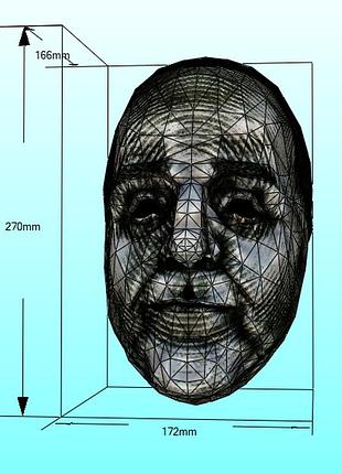 Маска франкліна franklin mask first american president конструктор з картону паперкрафт papercraft ігровий персонаж пазл 3д фігура