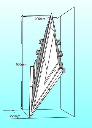 Шолом пірамідоголового pyramid head helmet конструктор з картону паперкрафт papercraft ігровий персонаж пазл 3д фігура