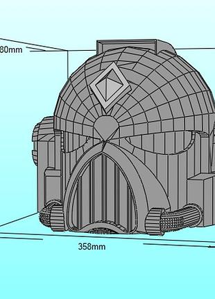 Шлем космодесанта space marine helmet warhammer конструктор из картона papercraft паперкрафт игровой персонаж
