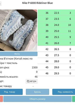 Nike p-6000 rideliner blue