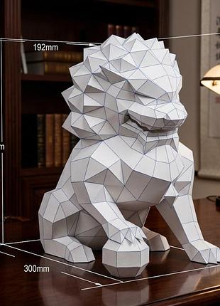 Paperkhan набір для творчьості 3d фігура статуя скульптура паперкрафт papercraft подарунковий набір для творчості іграшка орігамі
