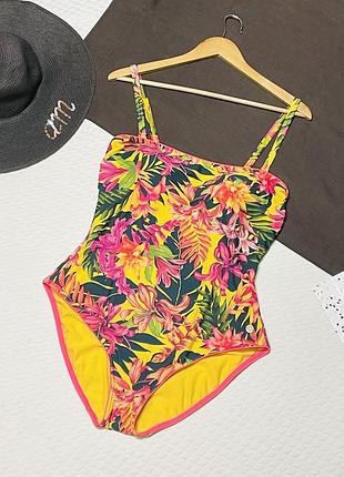 Красивый яркий купальник с утяжкой 🩱бренд mantaray debenhams 🌿