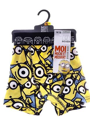 Трусы-боксеры minions желтый чол 6-8