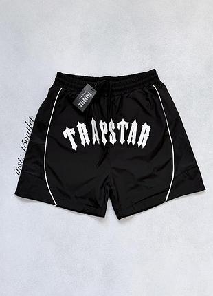 Шорти trapstar чорні нейлон шорти трепстар m