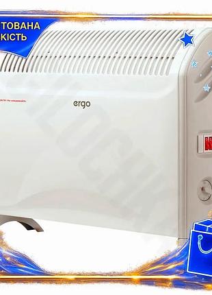 Ve электрический конвектор ergo 2000вт new version для обогрева помещений до 20м2 обогреватель с термо n6w_ver