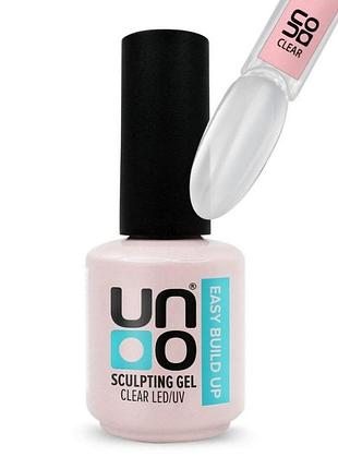 Моделюючий гель для нігтів uno sculpting gel 15 мл прозорий