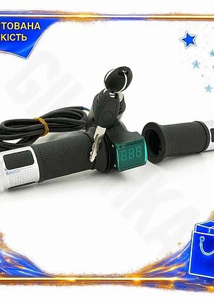 Ve ручка газу з ключем new version для електровелосипеда 12-72v вольтметр контроль швидкості для елект n6w_ver