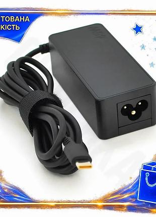 Ve блок питания merlion для new version ноутбука lenovo 45w type-c зарядное устройство с кабелем 0,9м n6w_ver