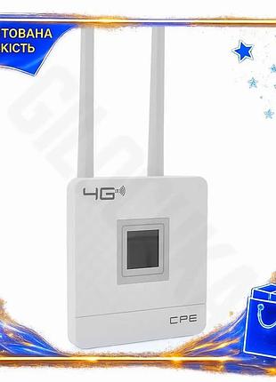Ve бездротовий маршрутизатор 4g для new version дому та офісу з wifi 2.4g та rj45 портом жк дисплей n6w_ver