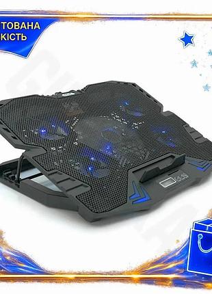 Ve підставка під ноутбук icecoorel new version з вентиляторами 10-15 дюймів, охолодження для комп'ютер n6w_ver