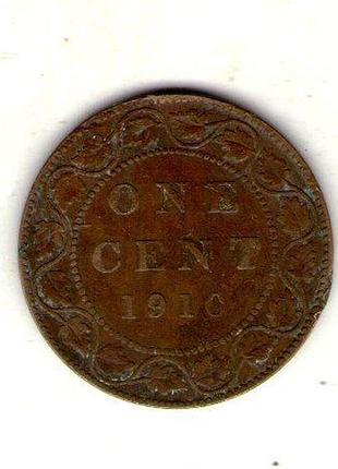 Канада ø король эдуард vii 1 цент, 1910 год бронза, 5.67g, ø 25.5mm no3068