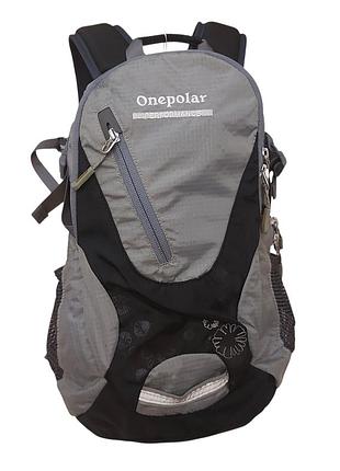 Рюкзак onepolar 1576 13 л серый городской спортивный для велосипеда, прогулок, путешествий и активного отдыха