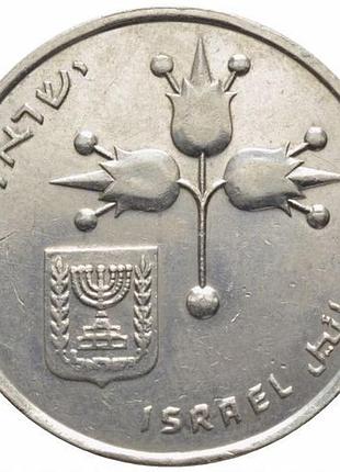 Державеющая израиль 1 лира, 1967-1980 медно-никелевый сплав, 9g, ø 27.5mm no1660