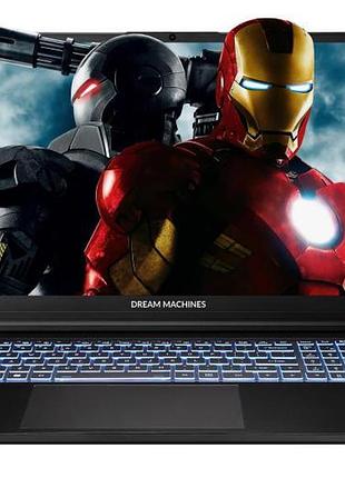 Ноутбук dream machines rg5060-17ua21 rg5060-17 17.3fhd ips, intel i9-14900hx, 32gb, f1tb, nvd5060-8, dos, черный