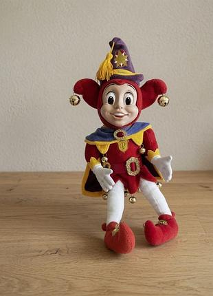 Вінтажна лялька-блазень pardoes efteling, колекційна плюшева іграшка