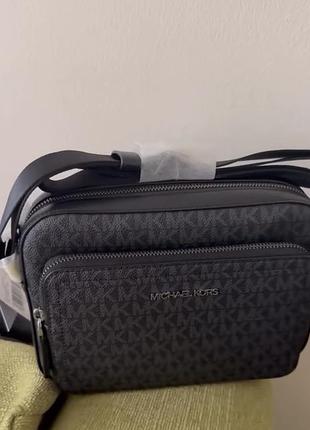 Сумка через плече michael kors cooper east west чорна чолов