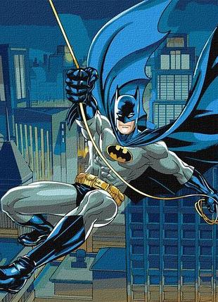 Картина за номерами - batman: поклик тіні ©warner bros. идейка 40х50 см (kho5244)