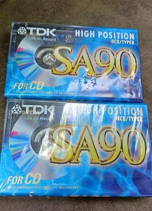 Аудио кассеты tdk sa-90.