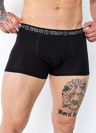 Чоловічі труси-боксери totalfit tm1-khl10 3xl, чорний, білий, червоний