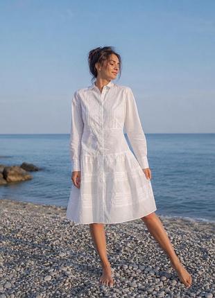 Біла літня довга сукня розмір xl-2xl пляжна сукня