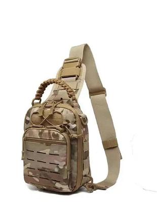 Сумка тактическая lazer 6l paracord ii мультикам